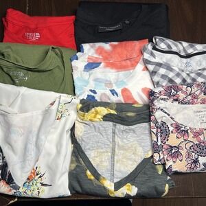 Womens‎ Plus Size 2X–3X Top Bundle 8pc Lot Tees Blouses Casual Mixed Brands